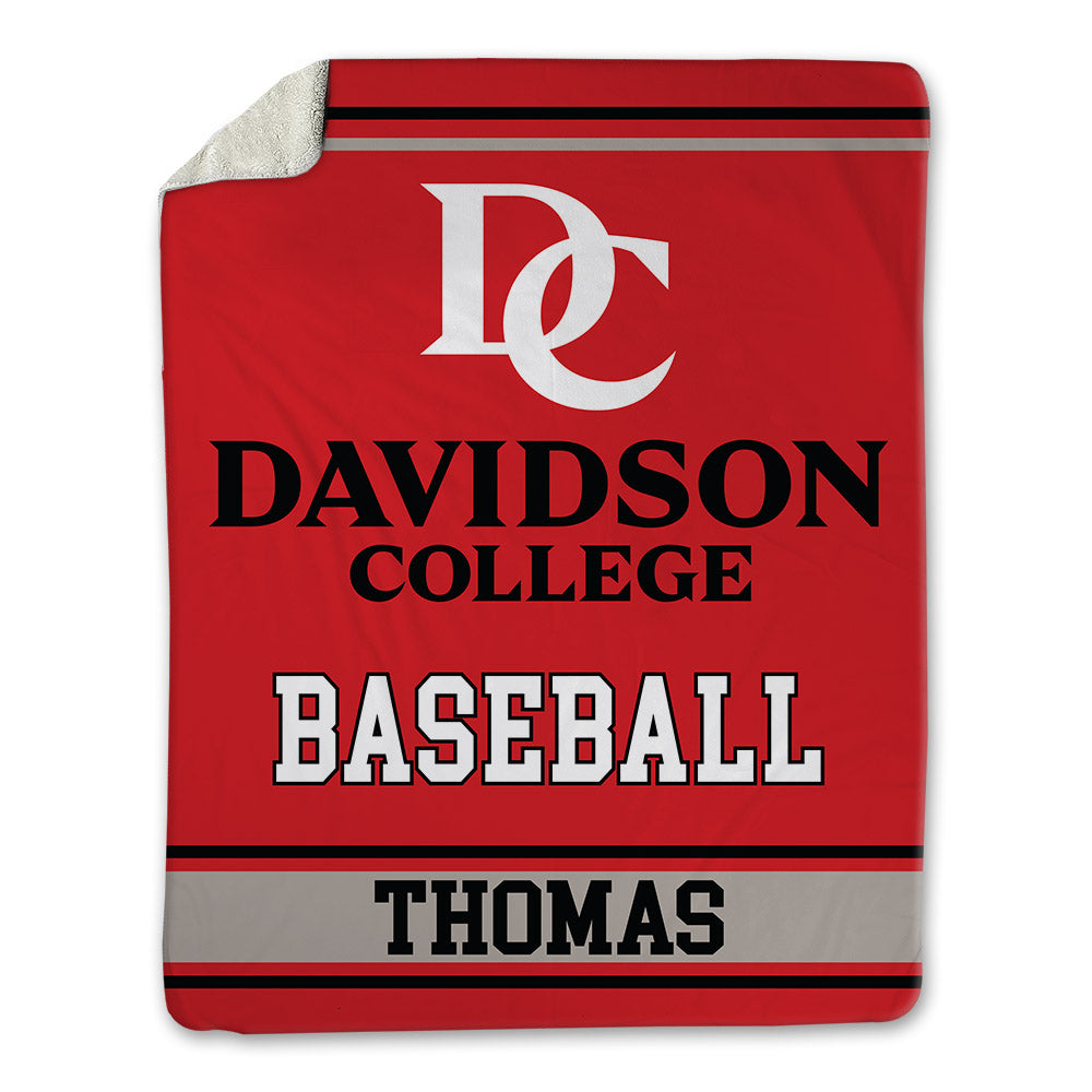 Davidson - NCAA Baseball : Gavin Thomas - Blanket-0