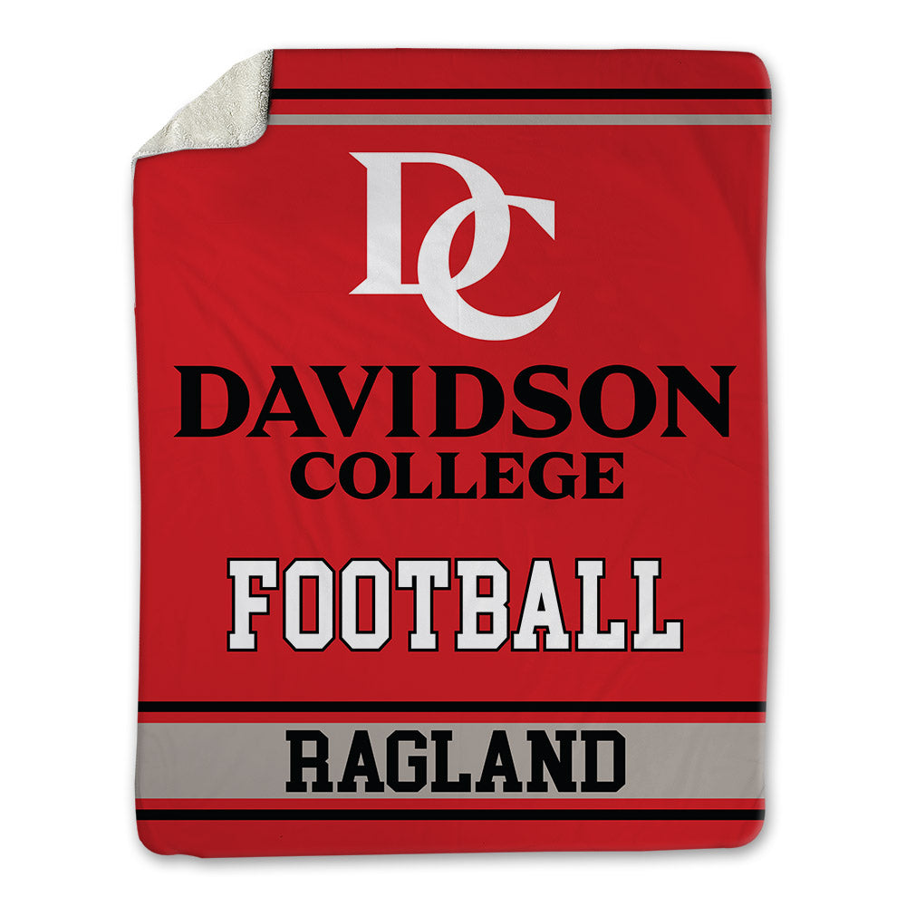 Davidson - NCAA Football : Shay Ragland - Blanket-0