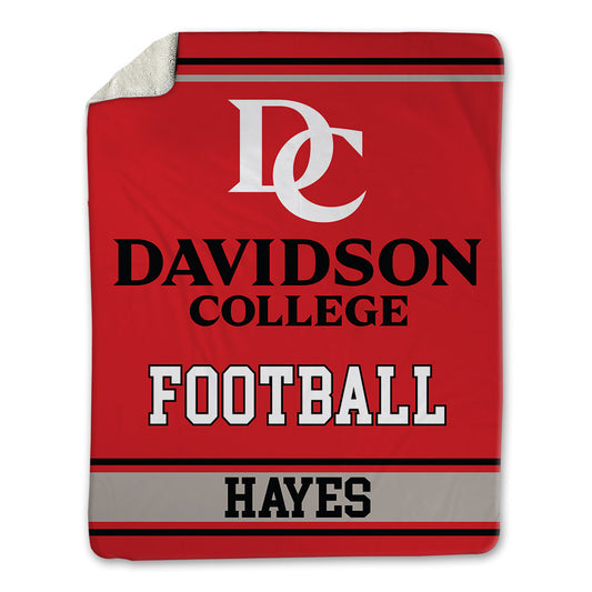 Davidson - NCAA Football : Christian Hayes - Blanket-0