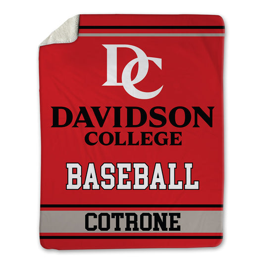 Davidson - NCAA Baseball : Jack Cotrone - Blanket-0