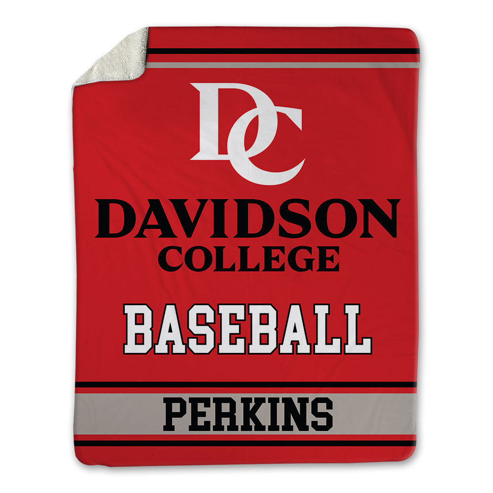 Davidson - NCAA Baseball : Wilson Perkins - Blanket-0