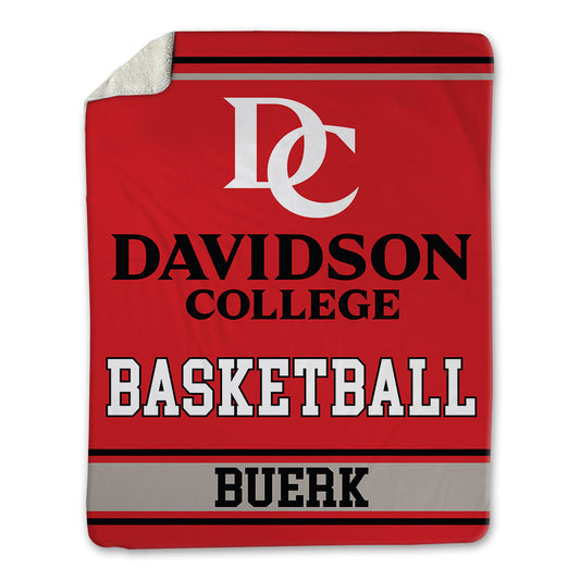 Davidson - NCAA Women's Basketball : Eliza Buerk - Blanket-0