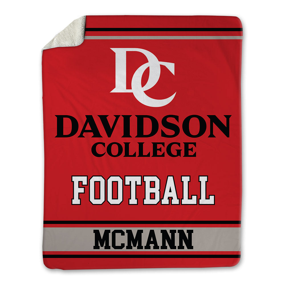 Davidson - NCAA Football : Liam McMann - Blanket-0