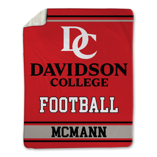 Davidson - NCAA Football : Liam McMann - Blanket-0