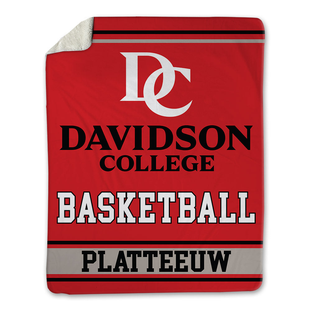 Davidson - NCAA Men's Basketball : Ian Platteeuw - Blanket-0