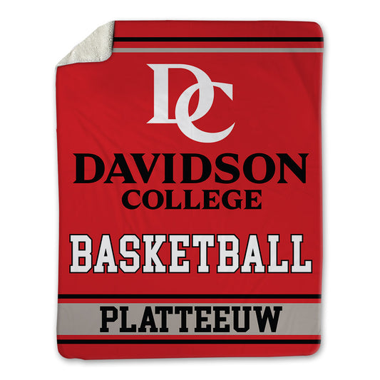 Davidson - NCAA Men's Basketball : Ian Platteeuw - Blanket-0