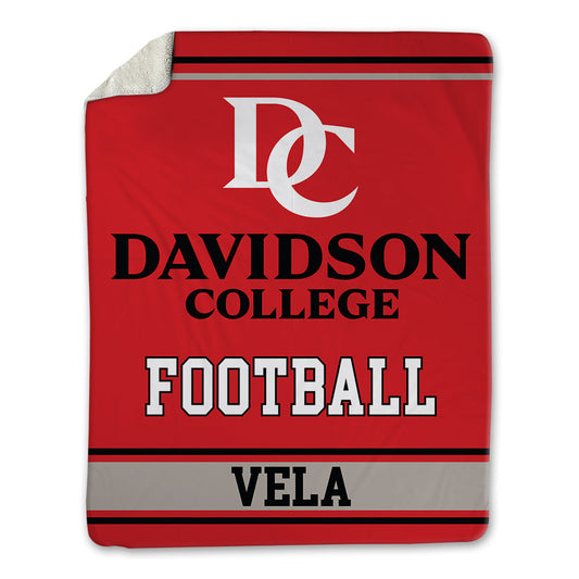 Davidson - NCAA Football : Xavier Vela - Blanket-0
