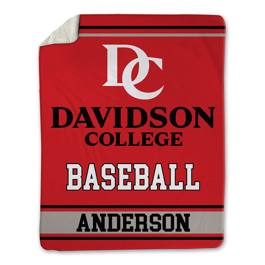 Davidson - NCAA Baseball : Hunter Anderson - Blanket-0