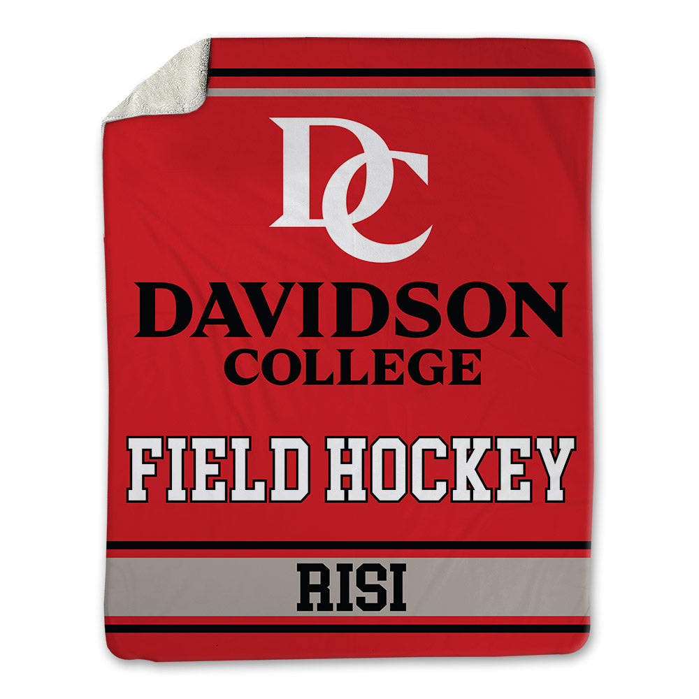 Davidson - NCAA Women's Field Hockey : Adriana Risi - Blanket-0