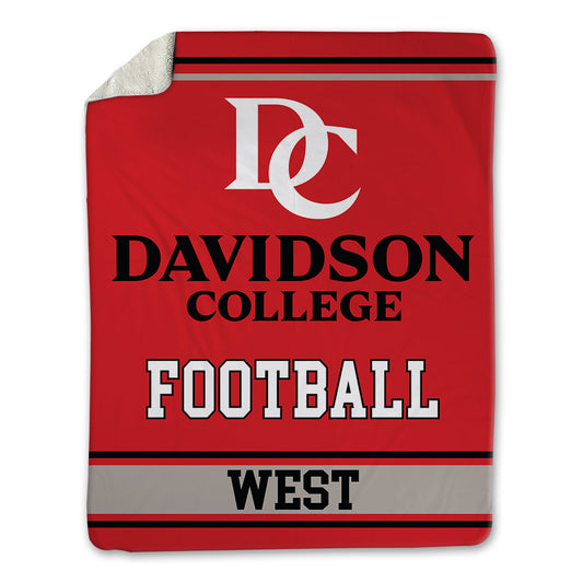 Davidson - NCAA Football : Kellyn West - Blanket-0