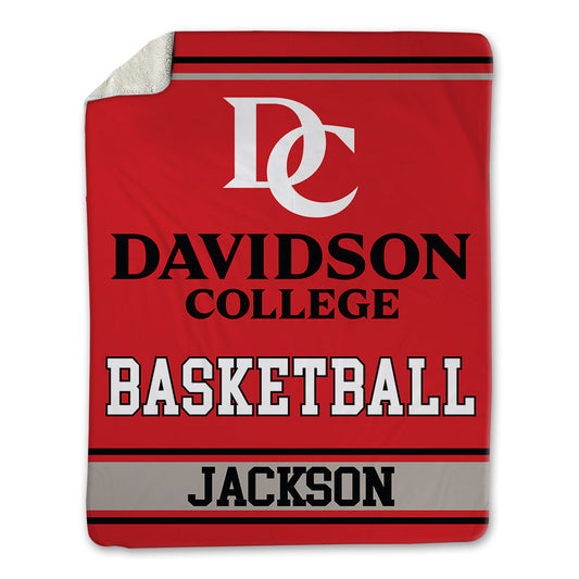 Davidson - NCAA Women's Basketball : Sylvie Jackson - Blanket-0