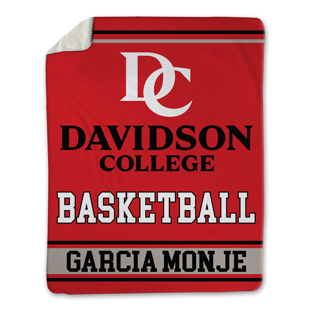 Davidson - NCAA Women's Basketball : Ines Garcia Monje - Blanket-0