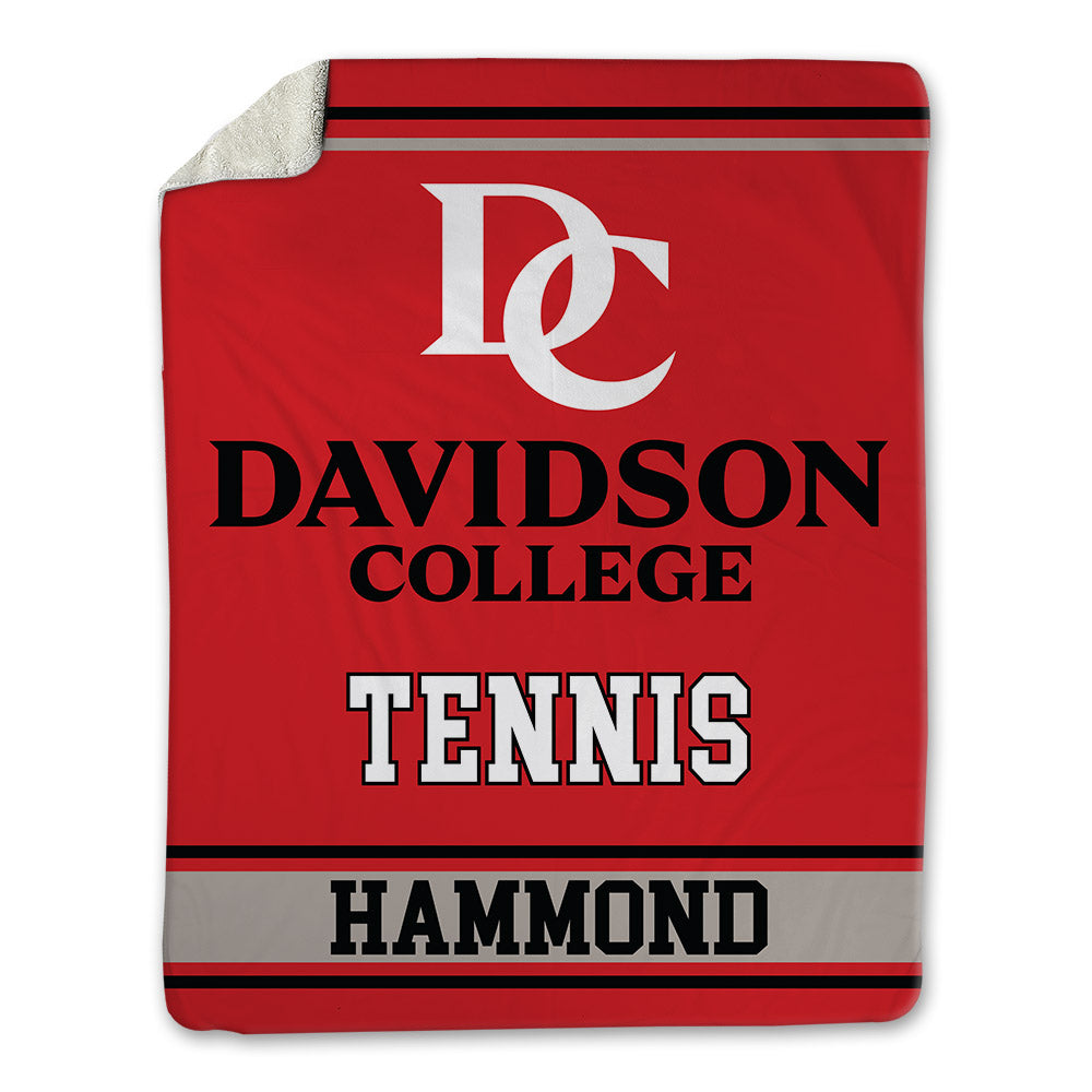 Davidson - NCAA Women's Tennis : Ellie Hammond - Blanket-0