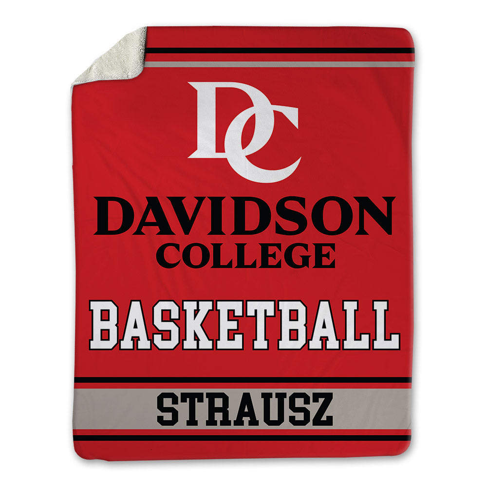 Davidson - NCAA Women's Basketball : Edina Strausz - Blanket-0