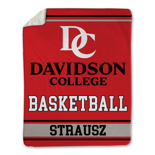 Davidson - NCAA Women's Basketball : Edina Strausz - Blanket-0