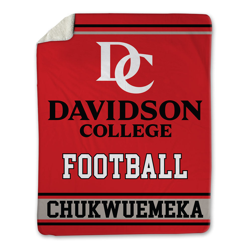 Davidson - NCAA Football : Danzel Chukwuemeka - Blanket-0