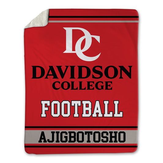 Davidson - NCAA Football : Alani Ajigbotosho - Blanket-0