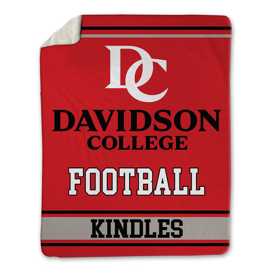 Davidson - NCAA Football : Darryn Kindles - Blanket-0