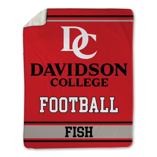 Davidson - NCAA Football : Danny Fish - Blanket-0