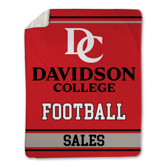 Davidson - NCAA Football : Jaleel Sales - Blanket-0