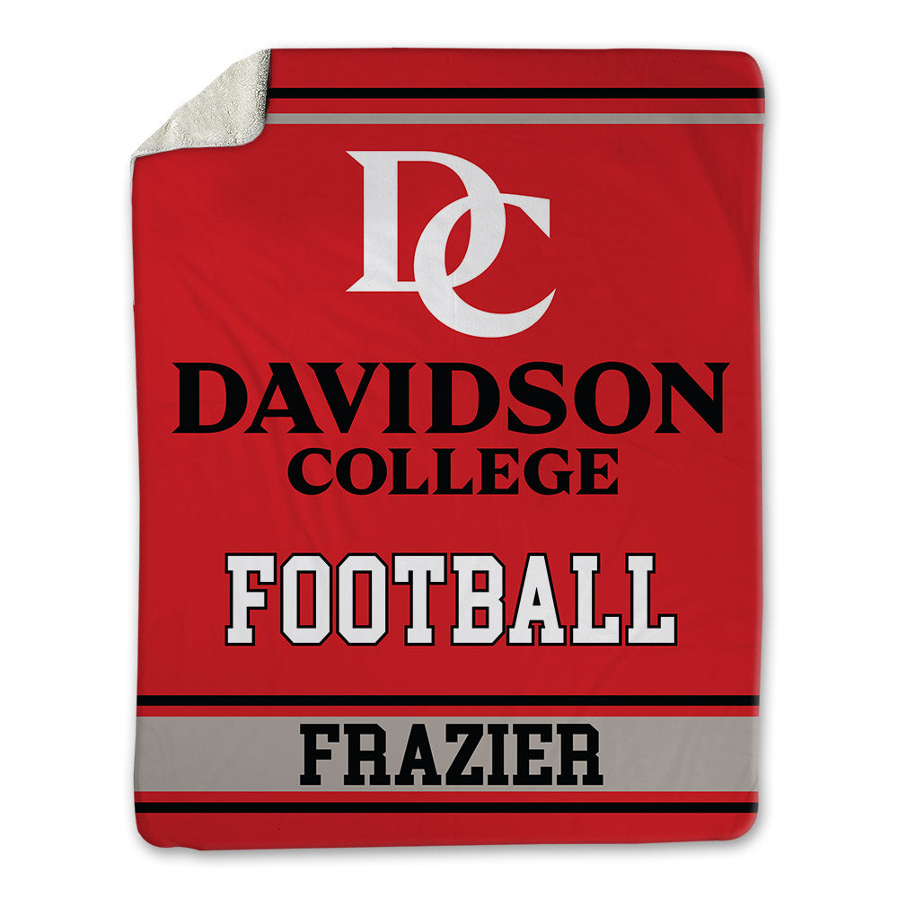 Davidson - NCAA Football : Andrew Frazier - Blanket-0