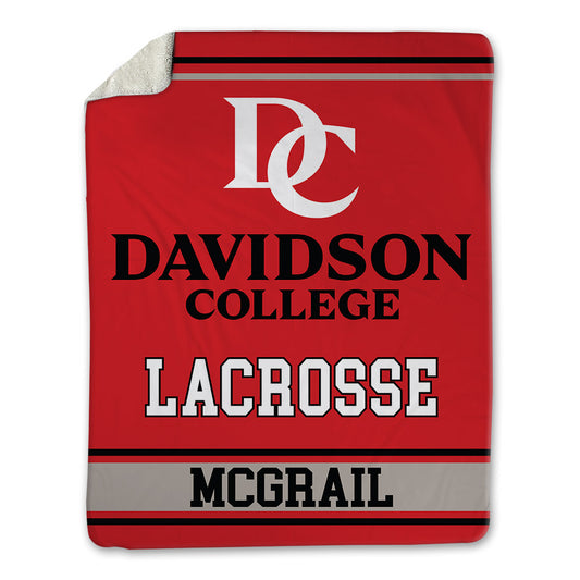Davidson - NCAA Women's Lacrosse : Kella McGrail - Blanket-0