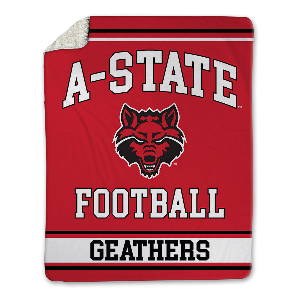 Arkansas State - NCAA Football : Thurman Geathers - Blanket-0