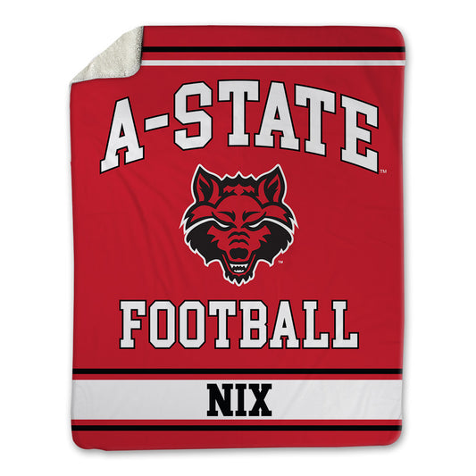 Arkansas State - NCAA Football : Kemari Nix - Blanket-0