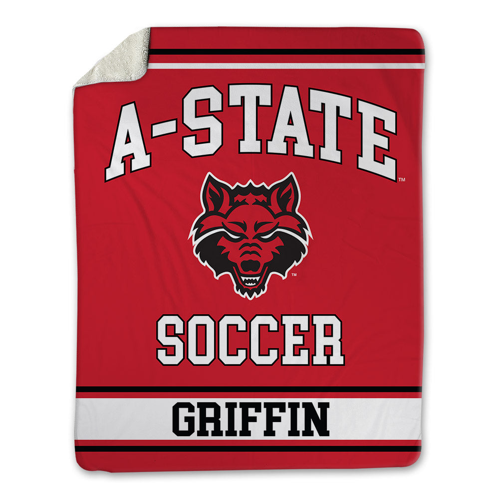 Arkansas State - NCAA Women's Soccer : Larkyn Griffin - Blanket-0