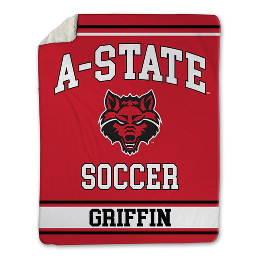 Arkansas State - NCAA Women's Soccer : Larkyn Griffin - Blanket-0