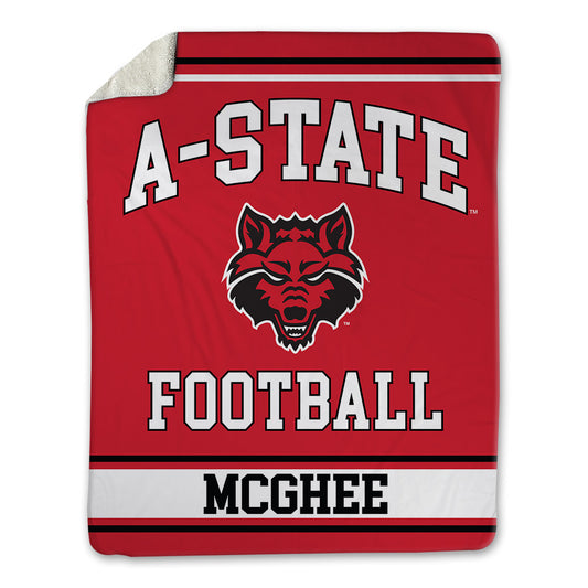 Arkansas State - NCAA Football : AG McGhee - Blanket-0