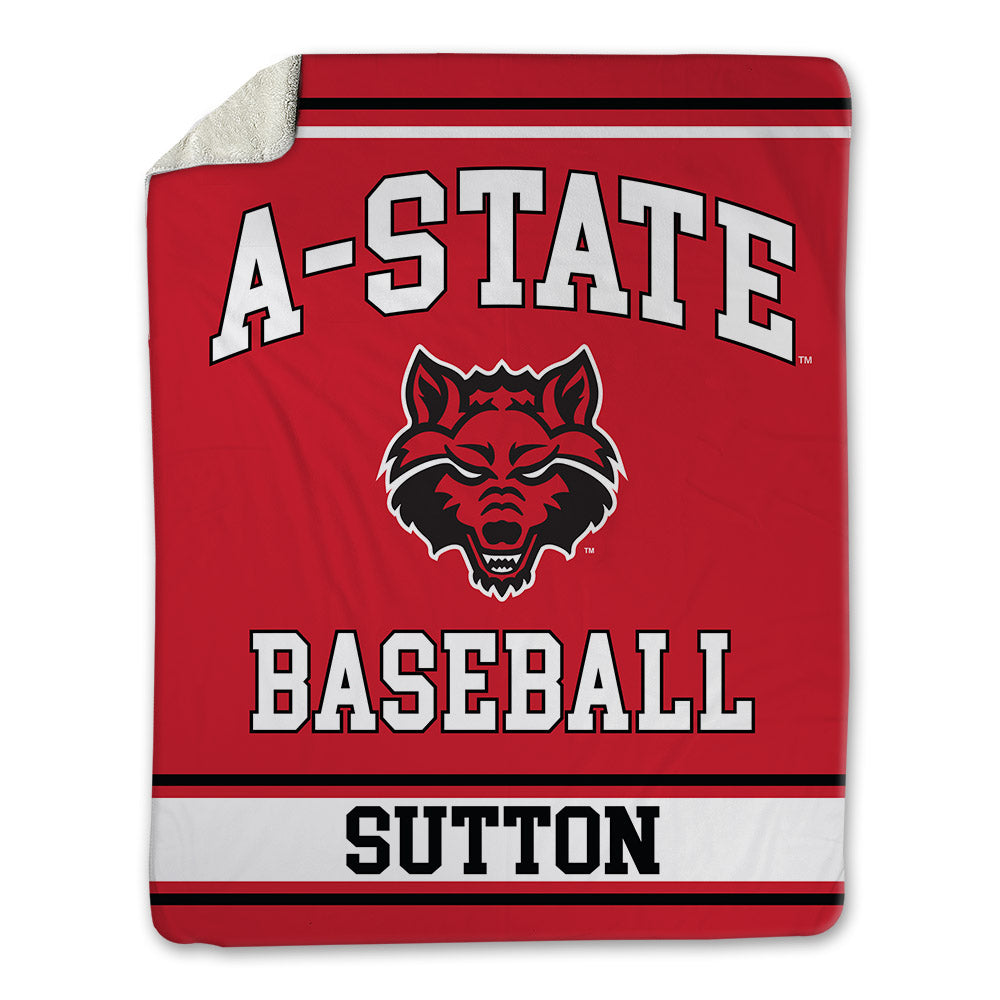 Arkansas State - NCAA Baseball : Jett Sutton - Blanket-0