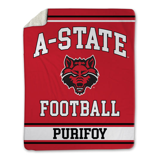 Arkansas State - NCAA Football : Skylar Purifoy - Blanket-0