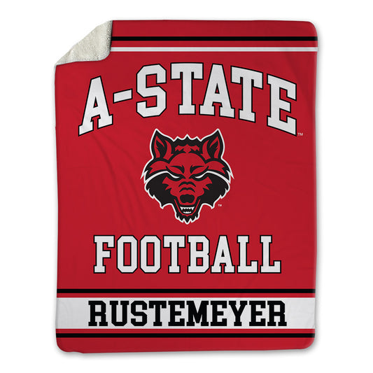 Arkansas State - NCAA Football : Ashtin Rustemeyer - Blanket-0