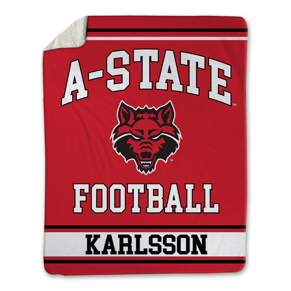 Arkansas State - NCAA Football : Ben Karlsson - Blanket-0