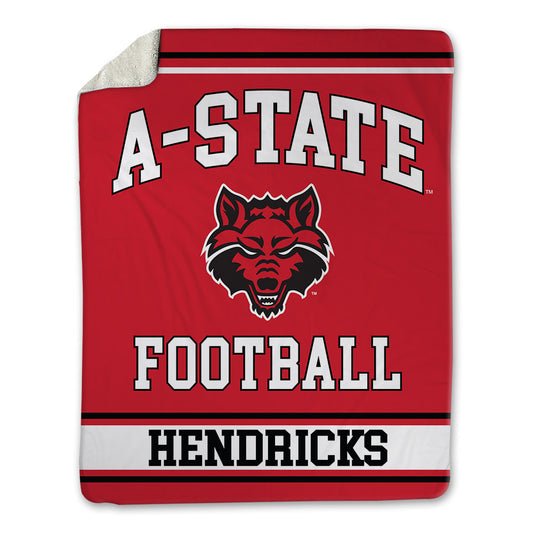 Arkansas State - NCAA Football : DeMarcus Hendricks - Blanket-0