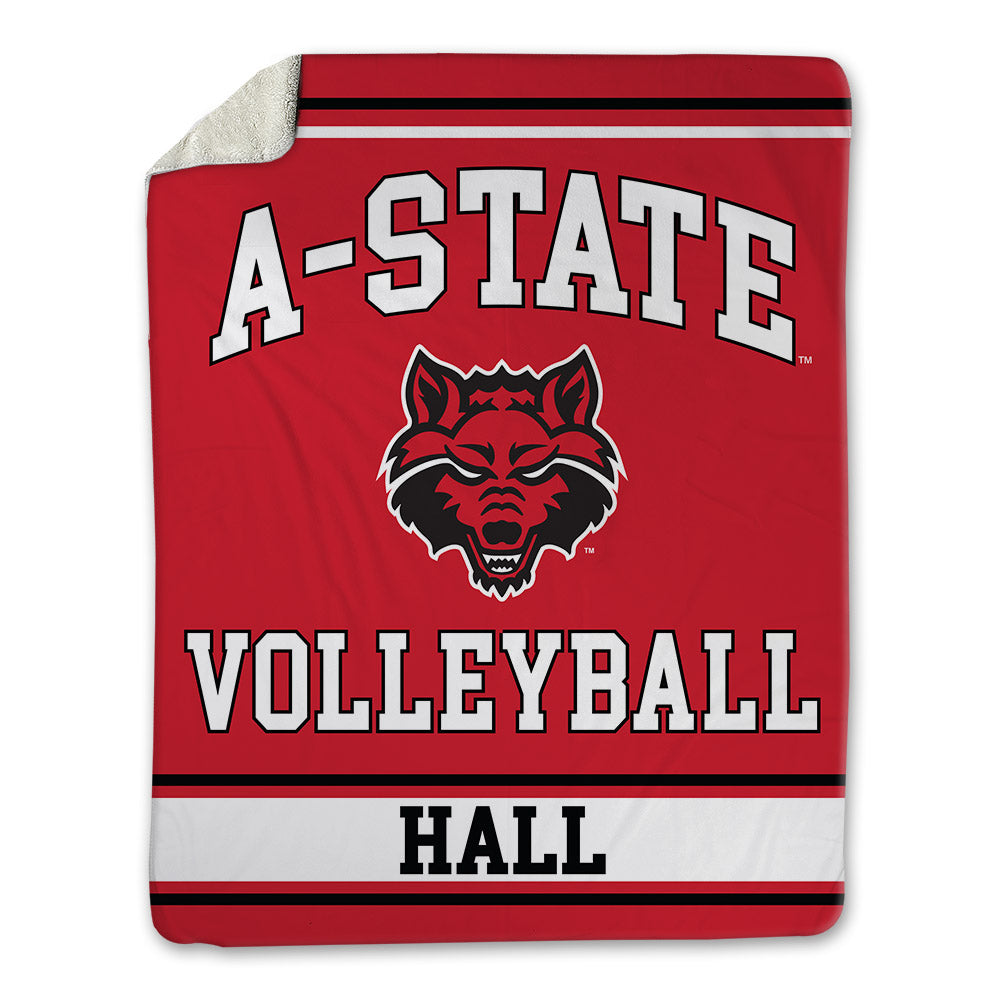Arkansas State - NCAA Women's Volleyball : Bailey Hall - Blanket-0