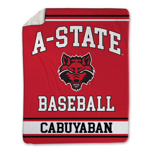 Arkansas State - NCAA Baseball : Jeremiah Cabuyaban - Blanket-0