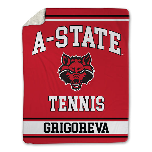 Arkansas State - NCAA Women's Tennis : Anna Grigoreva - Blanket-0