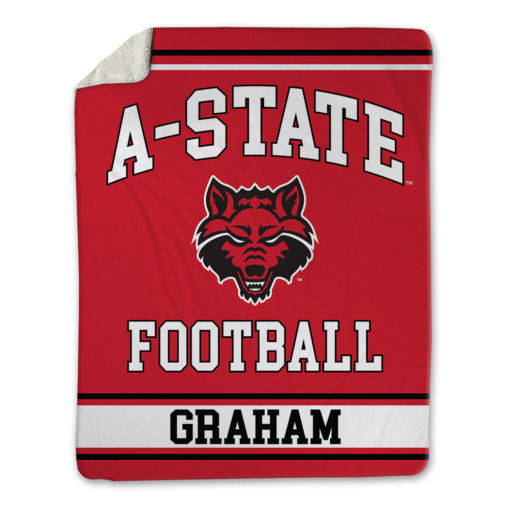 Arkansas State - NCAA Football : Samuel Graham - Blanket-0