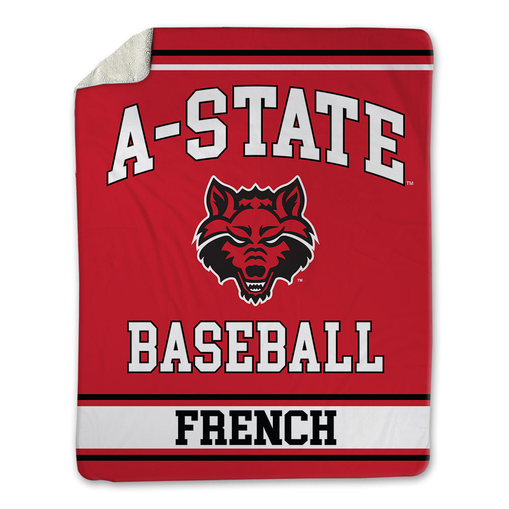 Arkansas State - NCAA Baseball : Wil French - Blanket-0