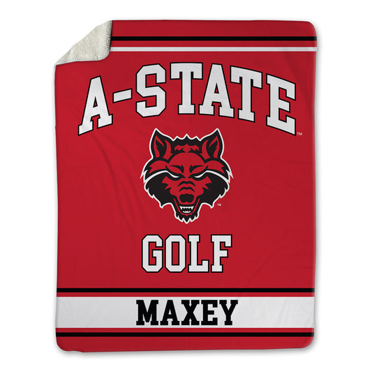 Arkansas State - NCAA Men's Golf : Jack Maxey - Blanket-0