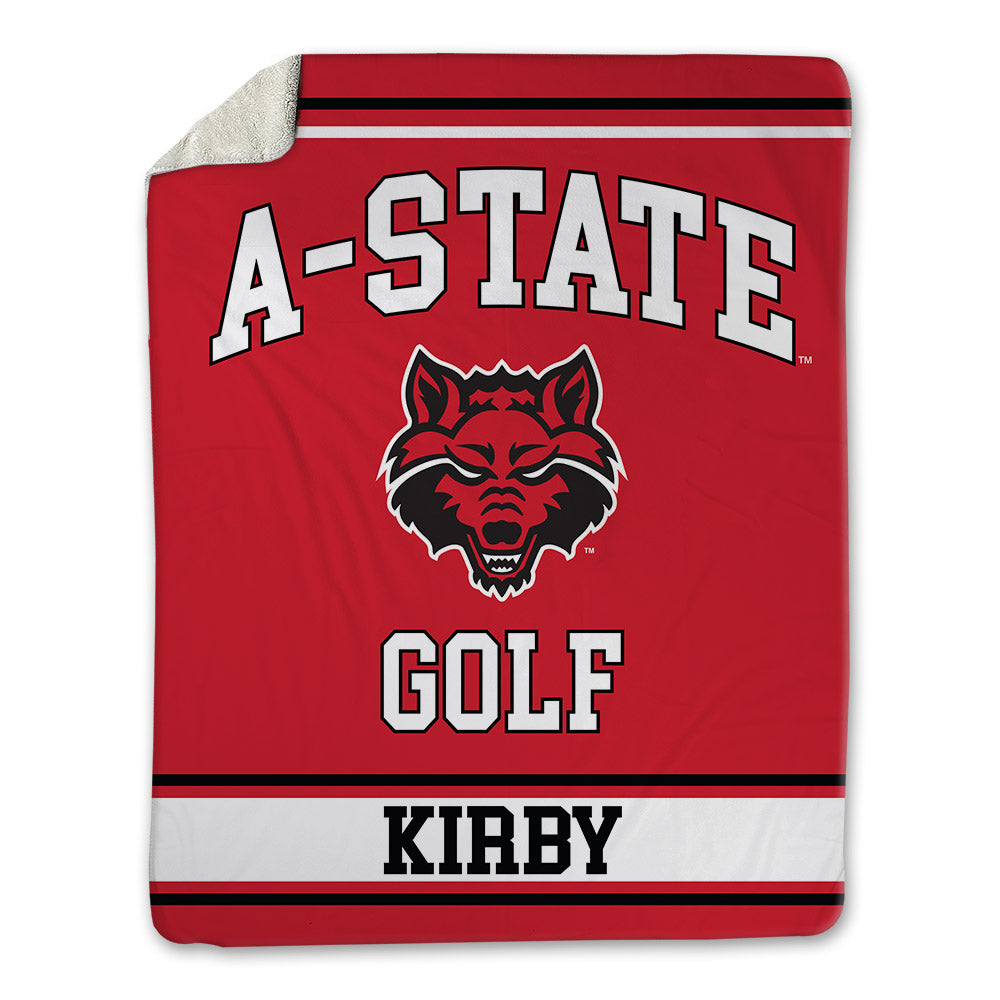 Arkansas State - NCAA Men's Golf : Cole Kirby - Blanket-0