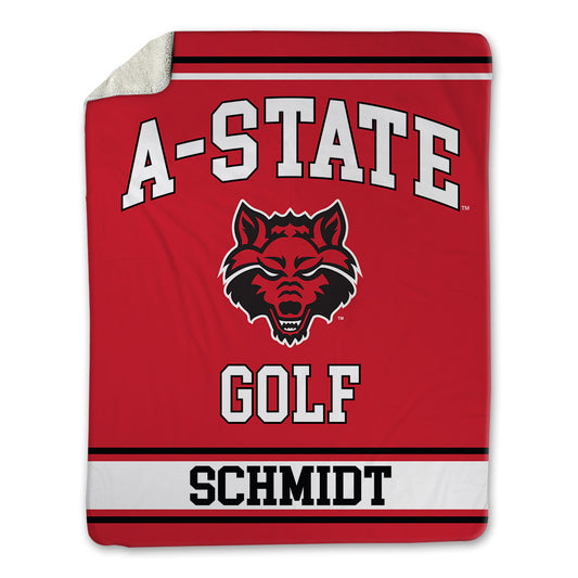 Arkansas State - NCAA Men's Golf : Thomas Schmidt - Blanket-0