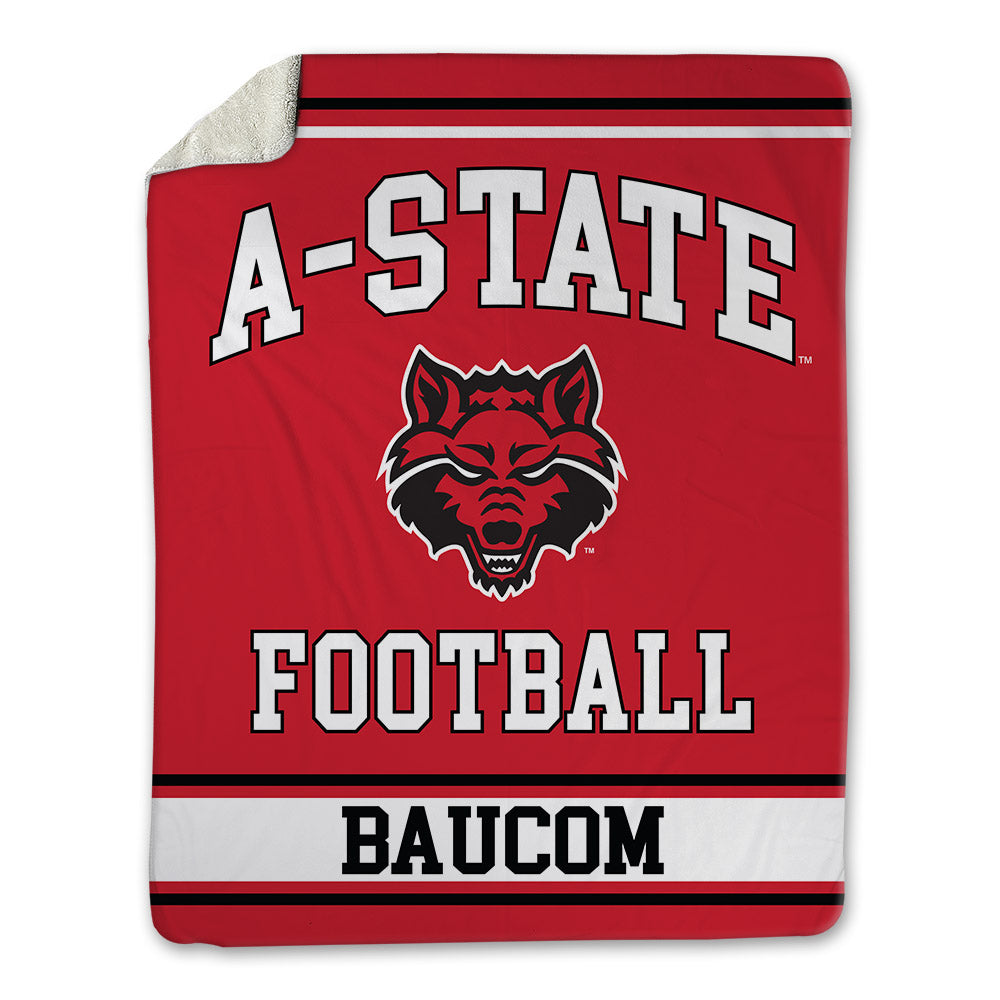 Arkansas State - NCAA Football : Royce Baucom - Blanket-0