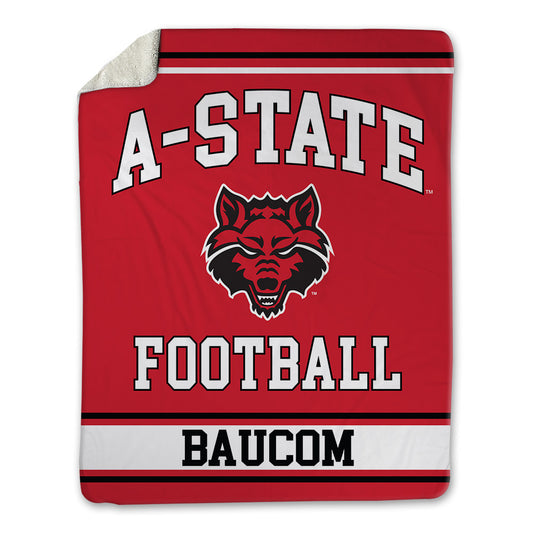 Arkansas State - NCAA Football : Royce Baucom - Blanket-0