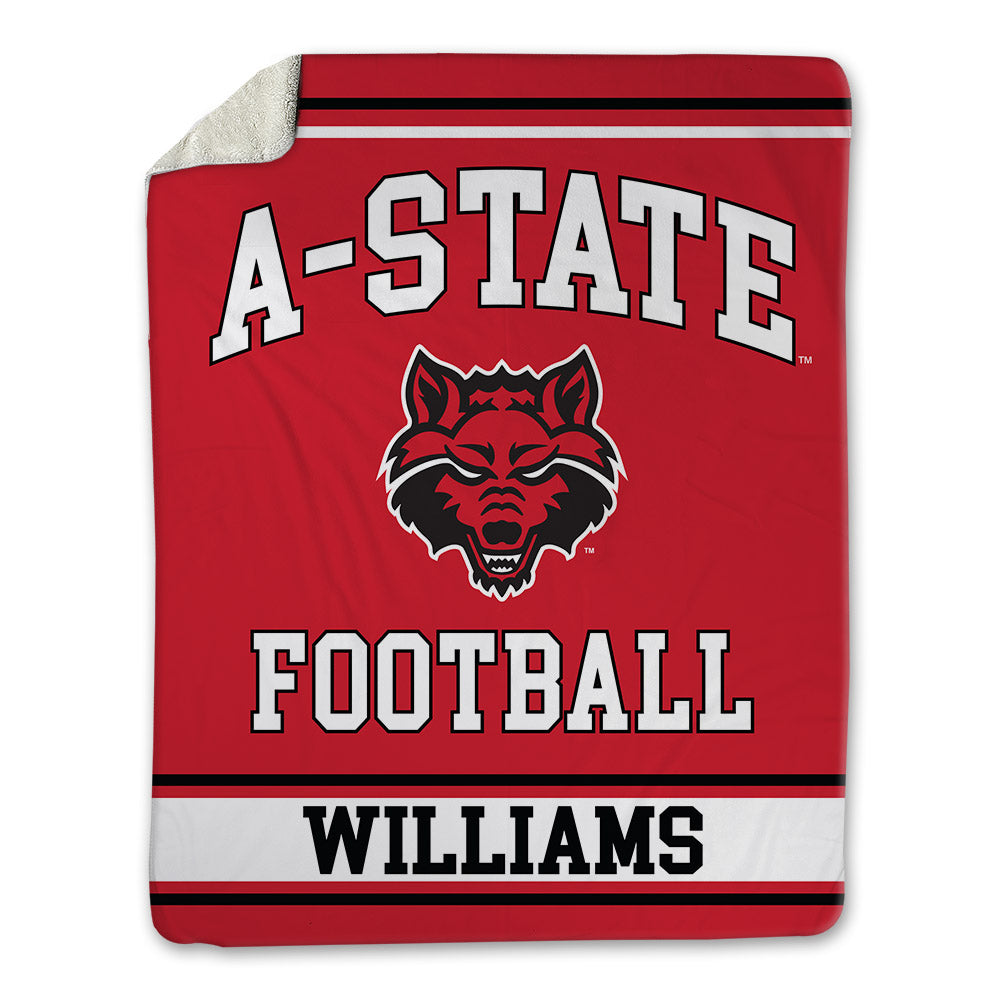 Arkansas State - NCAA Football : Kobe Williams - Blanket-0