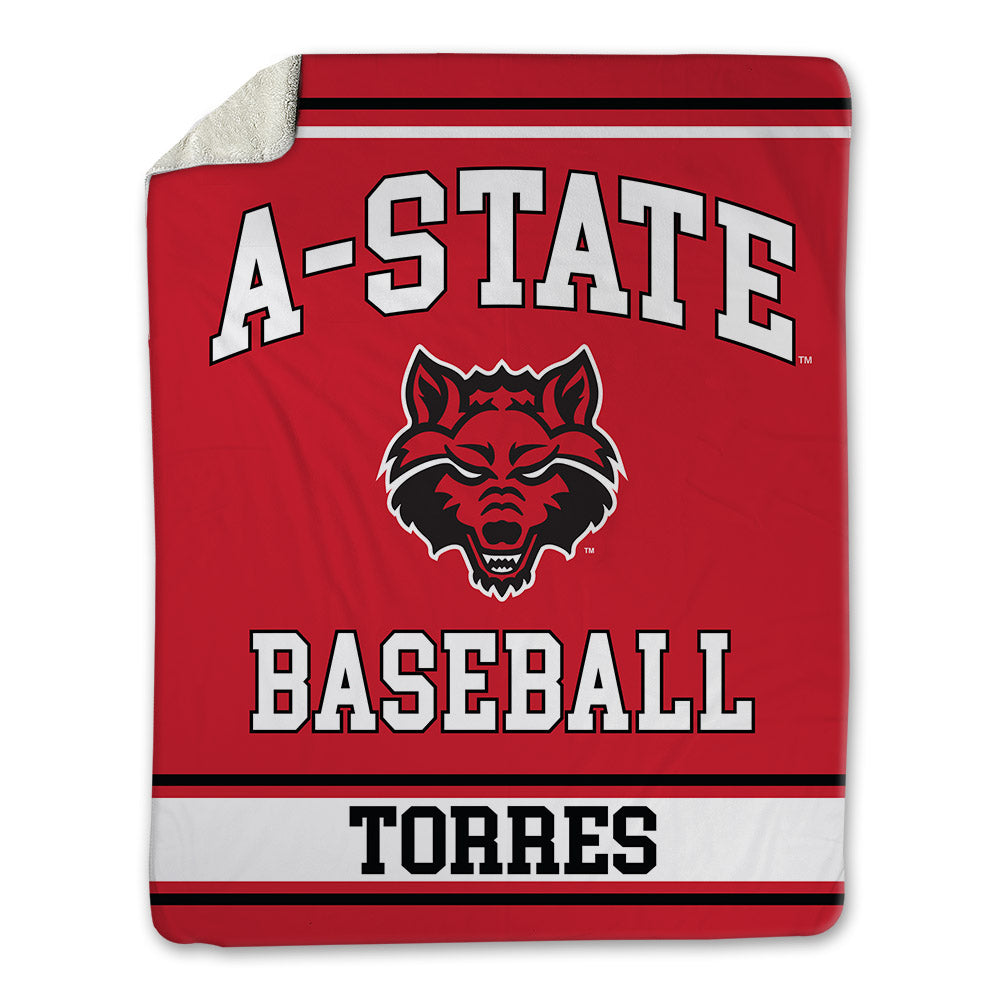 Arkansas State - NCAA Baseball : Raulinno Torres - Blanket-0