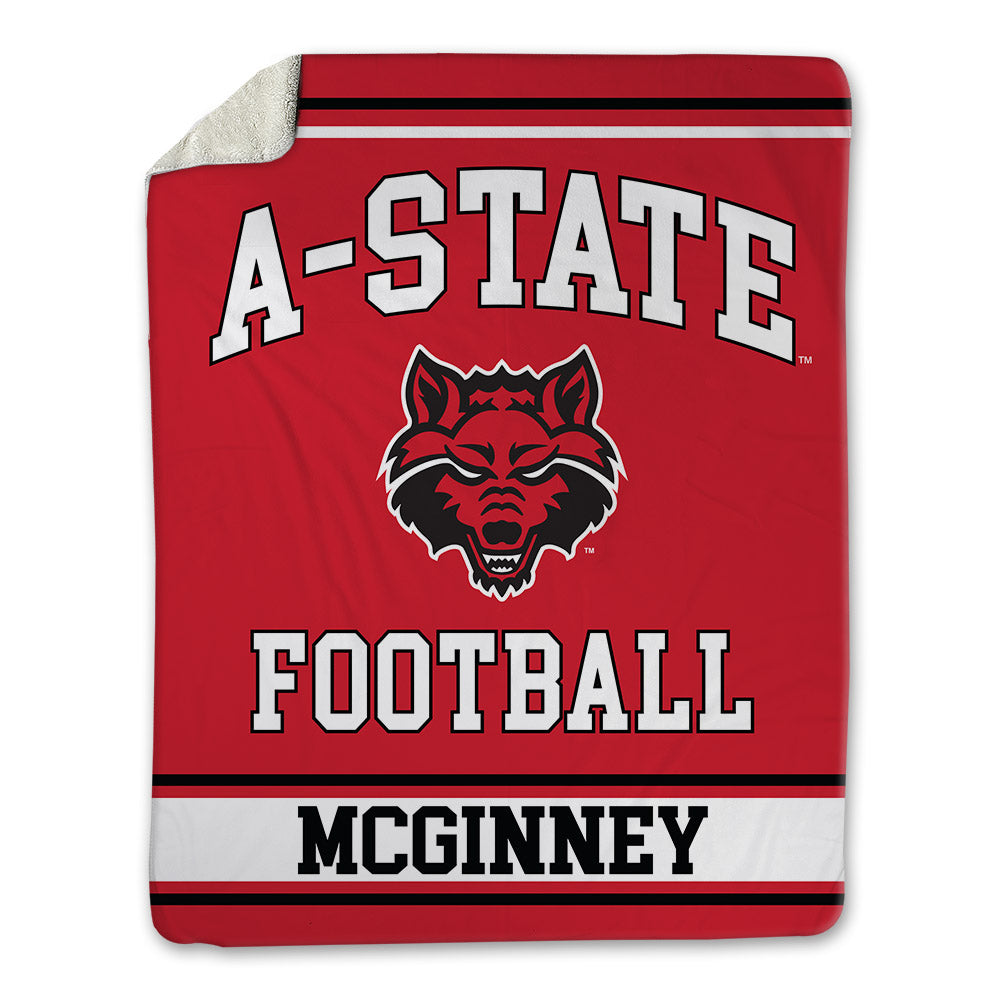 Arkansas State - NCAA Football : Jakwon Mcginney - Blanket-0