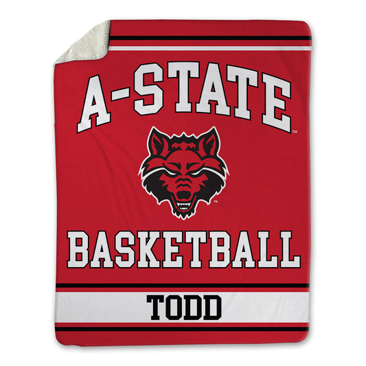 Arkansas State - NCAA Men's Basketball : Taryn Todd - Blanket-0